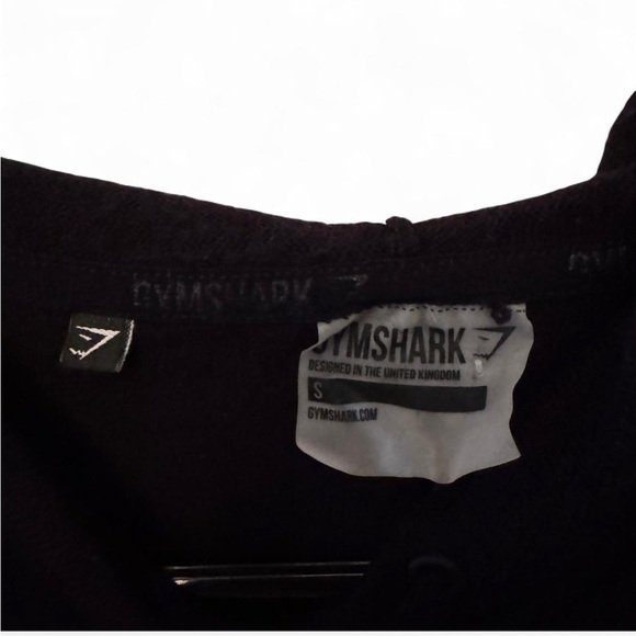 Gymshark Island Black Sleeveless Crop hoodie size small - Picture 6 of 6